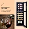 Klarstein Bovella 27 Duo+ vinotéka, 2 zóny, 74l, 27 lahví Náhled obrázku produktu 4