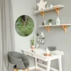 Design Stahlmagnettafel Schwarz Rund 47cm Reh Produktbild-Vorschau 2