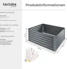 Product information and dimensions for a raised garden bed. Náhled obrázku produktu