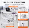 SucceBuy 3-stöckiger Laborwagen, Mehrzweckwagen mit 3 Produktbild-Vorschau 5
