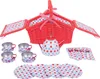 Bigjigs Toys Čajová súprava Polka Dot v piknikovom košíku Náhľad obrázku produktu 1