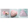 Set mit gemälden auf leinwand rosa herzen 90x30 cm Feeby Produktbild-Vorschau 3