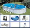 Stahlwandpool Set (6-teilig) hoch oval Classic 730x360x120 Produktbild-Vorschau 7