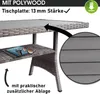 Polyrattan Garten Sitzgruppe FAMILY grau/anthrazit Produktbild-Vorschau 6