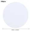 100 Stück Blanko Button-Rohlinge, 58mm Papier-Einleger für Produktbild-Vorschau 2