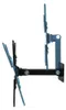 A black adjustable TV wall mount is shown against a white background. Náhled obrázku produktu