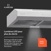 Klarstein hotte aspirante 60 cm, Hotte d'extraction avec Voir les images du produit 4