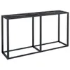 vidaXL Konsolentisch Schwarz Marmor-Optik 140x35x75,5 cm Produktbild-Vorschau 1