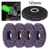 Čistící kotouče hrubé 5 kusů Ø125mm Fialový čistící kotouč Náhled obrázku produktu 2