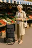 Nákupný vozík skladací vozík na nákup taška na kolieskach Náhľad obrázku produktu 6