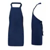 Grembiule da cucina Benza - Blu scuro - 75 x 85 cm Anteprima dell’immagine prodotto 1