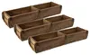 Novaliv 3x drevená debna Vintage 58 x 15 x 10 cm Veľká Náhľad obrázku produktu 1