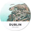 MuchoWow® Mauspad Mousepad Dublin - Irland - Häuser 40x40 Produktbild-Vorschau 1
