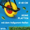 BITUXX Schubkarre 100L Schubkarren Schiebkarre Groß Produktbild-Vorschau 5