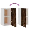 vidaXL Armoire suspendue Lyon chêne fumé 29,5x31x60 cm Bois Voir les images du produit 8