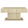 vidaXL Konferenčný stolík Sonoma Oak 96x50x45 cm Materiál Náhľad obrázku produktu 4