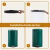 CASABEL Poubelle Cuisine 30L - 100% Acier Inoxydable, Voir les images du produit 5
