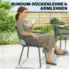 Outsunny Gartenstuhl 4er Set UV-beständige Gartenstühle mit Produktbild-Vorschau 6