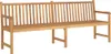 "2024 Moderne" Gartenbank 228 cm Massivholz Teak - Produktbild-Vorschau 1