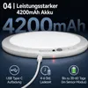Akku Deckenleuchte Bewegungsmelder Lampe Innen USB Mit Produktbild-Vorschau 5