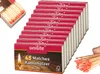 jameitop® XL Pack Streichhölzer 12 Schachteln Feuer/Holz Produktbild-Vorschau 1