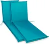Two teal chaise lounge cushions are shown side-by-side on a white background. Produktbild-Vorschau