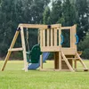 AXI Timo Klettergerüst aus Holz in Braun mit Rutsche in Produktbild-Vorschau 5