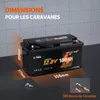 Batterie LiFePO4 12 V 100 Ah H190 DIN H8 avec Bluetooth, Voir les images du produit 2