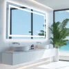 WISFOR LED Badspiegel mit Bluetooth Lautsprecher, 160×80cm Produktbild-Vorschau 4