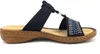Rieker Damen Pantolette blau, Damen:40 EU Produktbild-Vorschau 47