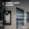 Ledvion applique solaire LED Schwarz, Rechteck avec Voir les images du produit 3