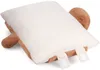 A plush teddy bear pillow shown from the back. Anteprima dell’immagine prodotto