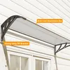 Daszek Outsunny nad drzwi wejściowe 110 x 60 x 18 cm z Podgląd zdjęcia produktu 4
