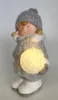 Winterkind Mädchen mit LED Schneeball 25cm Dekofigur Produktbild-Vorschau 6