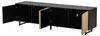 Meuble TV 180 x 40 x 50 cm, 4 portes, bois naturel, meuble Voir les images du produit 2