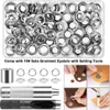 100 Stück Ösen Rundösen 12-20mm Set mit Ösenzange für Produktbild-Vorschau 2