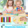 ACXIN Table pour enfants avec 4 chaises Set, plastique Set Voir les images du produit 4