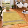 Natur Teppich Kelim Toskana Grün, Größe:90x160 cm Produktbild-Vorschau 1