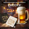 50 Bierdeckel lustig, Schere Stein Paar Bier Spruch, Party Produktbild-Vorschau 3