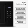 Klarstein Velaire Einbaumikrowelle 60 cm mit Grill – 25L, Produktbild-Vorschau 5