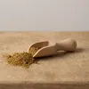 Nabierak czerpak drewniany bukowy surowy mały do przypraw Podgląd zdjęcia produktu 3
