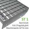 Stahltreppe 12 Stufen bis Höhe 240 cm, Laufbreite : 80 cm Produktbild-Vorschau 3