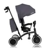 A studio shot of a gray and black children's tricycle against a white background. Anteprima dell’immagine prodotto