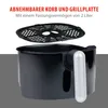 alpina Airfryer 2L Heißluftfritteuse 900W Temperatur Produktbild-Vorschau 4