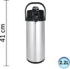 Carafe isotherme en acier inoxydable avec pompe intégrée, Voir les images du produit 2