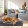 Orthopedisch hondenbed van corduroy, 110 x 75 cm Productafbeelding-voorbeeld 2