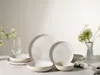 CreaTable, 25395, Yuki Weiss, Tellerset 8-tlg, Steinzeug Produktbild-Vorschau 2
