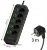 Vayox Steckdosenleiste 5-Fach Schuko 3m Schwarz | Einzeln Produktbild-Vorschau 6