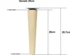Holzfüße gerade 20cm Holzmöbelfüße Möbelbeine Buche Holz Produktbild-Vorschau 6