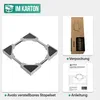 A collage showing a product, its packaging, and an instruction manual. Voir les images du produit